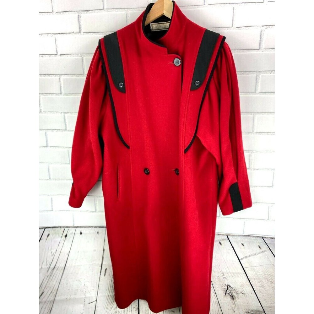 VTG Mansfield England Harrods Red Cashmere Blend